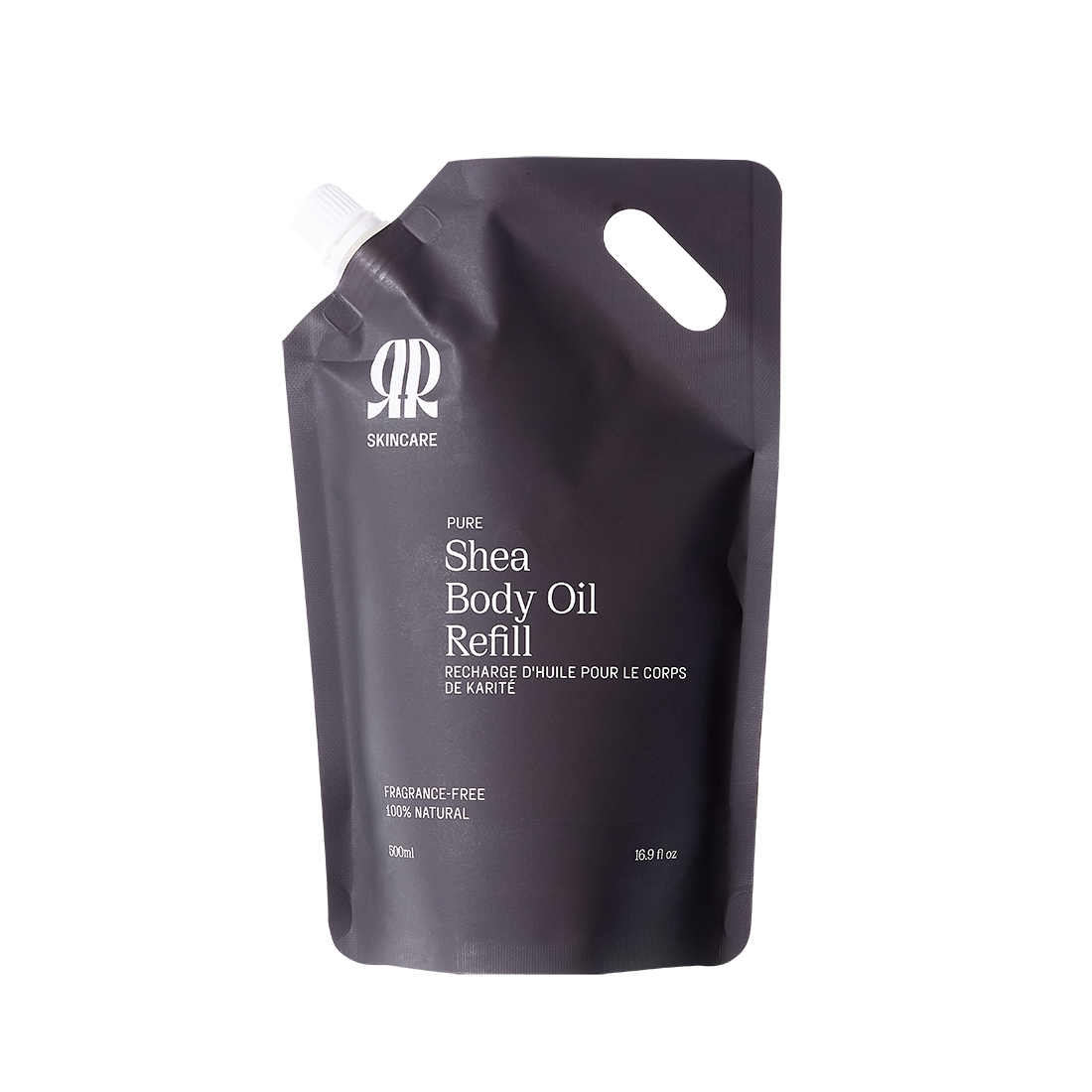 Sustainable Shea Body Oil Refill Pouch: Deep Hydration, Luminous Glow, Natural Scents