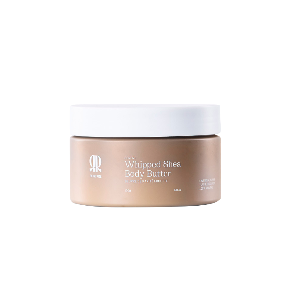 R&R 100% Natural Whipped Shea Body Butter for Deep Skin Hydration