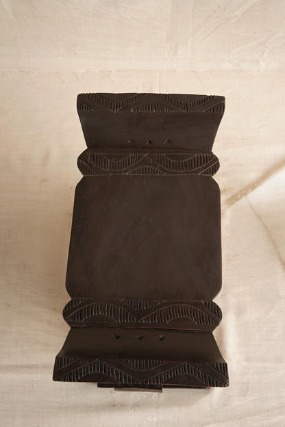 Top of a Black Ashanti Stool 