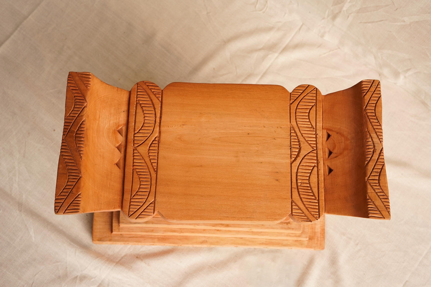 Top view of an Ashanti Stool 