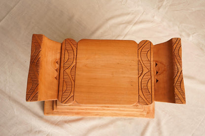 Top view of an Ashanti Stool 